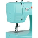 Singer Simple 3223G Macchina da cucire semiautomatica verde, Turchese, Macchina da cucire semiautomatica, Cucito, 4 tempi, Manopola, Zigzag