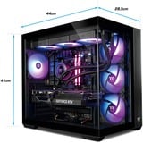 Thermaltake FTW RTX 5070 Ti Black, PC Gaming Nero/trasparente