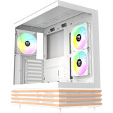 Thermaltake View 270 Plus WS ARGB, Chassis Tower bianco/legno