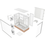 Thermaltake View 270 Plus WS ARGB, Chassis Tower bianco/legno