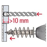 fischer Tassello per isolamento FID II 50mm bianco