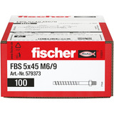 fischer Vite per calcestruzzo UltraCut FBS 5x45 M6/9 filetto esterno 