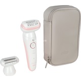 Braun Silk-épil 9 9-030 40 pinzette Bianco, Epilatore bianco/Rosa, Bianco, 40 pinzette, MicroGrip, Epilazione, Rasatura, CA/Batteria, 100 - 240 V