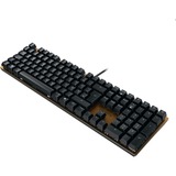 CHERRY KC 200 MX tastiera Universale USB QWERTZ Tedesco Nero, Bronzo Nero/Bronzo, Full-size (100%), Cablato, USB, Interruttore a chiave meccanica, QWERTZ, Nero, Bronzo