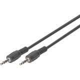 Digitus Cavo di collegamento audio jack 3,5 mm stereo Nero
