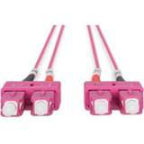 Digitus Cavo patch LWL, duplex, connettore SC > SC, multimodo OM4 viola