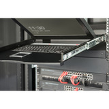Digitus Console KVM LCD HD modulare con TFT 19" 16 porte VGA, Switch KVM Nero