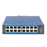 Digitus Rete Ethernet Gigabit 16 porte, Interruttore blu