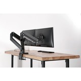 Digitus Supporto universale doppio per monitor, Base per monitor Nero