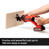 EINHELL TE-AP 18 Li Nero, Rosso, Scambiarsi sega rosso/Nero, Nero, Rosso, 2,2 cm, 10 cm, 6 mm, Batteria, 80 mm