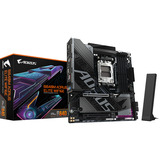 GIGABYTE B840M AORUS ELITE WIFI6E Scheda Madre – CPU AMD Ryzen 9000, VRM a 10+2+2 fasi, fino a 8200 MHz DDR5 (O.C.), 2 x M.2 PCIe 4.0, Wi-Fi 6E, LAN 2.5 GbE, USB 3.2 Gen 2 Nero/Argento, VRM a 10+2+2 fasi, fino a 8200 MHz DDR5 (O.C.), 2 x M.2 PCIe 4.0, Wi-Fi 6E, LAN 2.5 GbE, USB 3.2 Gen 2, AMD, Socket AM5, AMD Ryzen 7000 Series, AMD Ryzen 8000 Series, AMD Ryzen 9000 Series, Socket AM5, DDR5-SDRAM, 256 GB