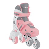 GLOBBER Learning Skates 2 in 1 Gr. 30-33, Pattini in linea rosa