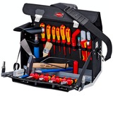 KNIPEX Borsa per attrezzi "Classic" Elektro, 23 pezzi, Set di strumenti Nero