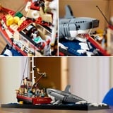LEGO Ideas 21350 Lo Squalo, Kit Modellismo per Adulti da Costruire, Diorama da Collezione, Regalo Creativo per Uomo o Donna, Giochi di costruzione Kit Modellismo per Adulti da Costruire, Diorama da Collezione, Regalo Creativo per Uomo o Donna, Set da costruzione, 18 anno/i, Plastica, 1503 pz, 2,29 kg