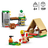 LEGO Super Mario 72040 In Campeggio con Capitan Toad, Giocattolo Interattivo con 3 Figure, Tenda, Ponte, Regalo Bambini 6+, Giochi di costruzione Giocattolo Interattivo con 3 Figure, Tenda, Ponte, Regalo Bambini 6+, Set da costruzione, 6 anno/i, Plastica, 159 pz, 247 g