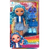 MGA Entertainment Rainbow High Littles Dolls- Sapphire (Blue), Bambola Rainbow High Littles Dolls- Sapphire (Blue), Bambola alla moda, Femmina, 4 anno/i, Bambino/Bambina, Multicolore