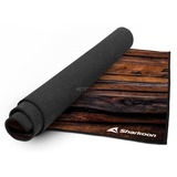Sharkoon SKILLER SFM12 Wood, Tappetino protettivo marrone