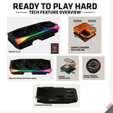 XFX Radeon RX 9070 XT Quicksilver, Scheda grafica Nero