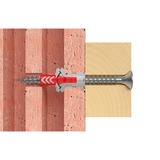 fischer Tassello DUOPOWER 8x40 BigBox grigio chiaro/Rosso