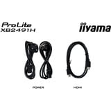 iiyama ProLite XB2491H-B1, Monitor LED Nero (opaco)