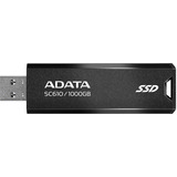 ADATA SC610 unità flash USB 1 TB USB tipo A 3.2 Gen 2 (3.1 Gen 2) Nero, Disco a stato solido Nero, 1 TB, USB tipo A, 3.2 Gen 2 (3.1 Gen 2), Sleeve, 13 g, Nero
