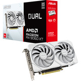 ASUS Dual -RX9060XT-16G-WHITE AMD Radeon RX 9060 XT 16 GB GDDR6, Scheda grafica bianco, Radeon RX 9060 XT, 16 GB, GDDR6, PCI Express 5.0, 2 ventola(e)