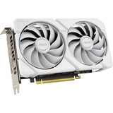 ASUS Dual -RX9060XT-16G-WHITE AMD Radeon RX 9060 XT 16 GB GDDR6, Scheda grafica bianco, Radeon RX 9060 XT, 16 GB, GDDR6, PCI Express 5.0, 2 ventola(e)