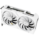 ASUS Dual -RX9060XT-16G-WHITE AMD Radeon RX 9060 XT 16 GB GDDR6, Scheda grafica bianco, Radeon RX 9060 XT, 16 GB, GDDR6, PCI Express 5.0, 2 ventola(e)