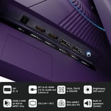 Arozzi Nova 34T2K165, Monitor di gioco viola