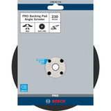 Bosch 2 608 601 210 accessorio per smerigliatrice Platorello, Platorello per levigatrice Platorello, 23 cm, Bosch, Nero, M14, 6650 Giri/min