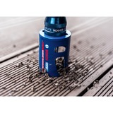 Bosch 2 608 900 489 sega per trapano 15 pz, Sega a tazza Set, Mattone, Pannello di fibra a media densità (MDF), Piastrelle morbide in ceramica, Legno dolce, Nero, Blu, 6 cm, 20,22,25,32,35,40,44,51,60,68,76 mm, 15 pz