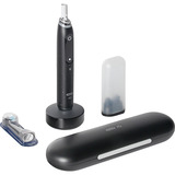 Braun Oral-B iO Series 10 Luxe Edition, Spazzolino da denti elettrico Nero, Adulto, Spazzolino a vibrazione, Cura quotidiana, Super sensitive, Cura gum, Tongue care, Intenso, Sensibile, Sbiancante, Nero, Nero, Rotondo