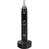 Braun Oral-B iO Series 10 Luxe Edition, Spazzolino da denti elettrico Nero, Adulto, Spazzolino a vibrazione, Cura quotidiana, Super sensitive, Cura gum, Tongue care, Intenso, Sensibile, Sbiancante, Nero, Nero, Rotondo