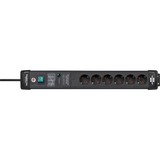 Brennenstuhl Multipresa Premium-Line 6 vie, Ciabatta Nero