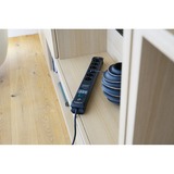 Brennenstuhl Multipresa Premium-Line 6 vie, Ciabatta Nero