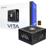 Chieftec VITA 650W, Alimentatore PC Nero, 650 W, 100 - 240 V, 50/60 Hz, 8-4 A, Attivo, 3,6 W