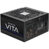 Chieftec VITA 650W, Alimentatore PC Nero, 650 W, 100 - 240 V, 50/60 Hz, 8-4 A, Attivo, 3,6 W