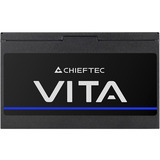 Chieftec VITA 650W, Alimentatore PC Nero, 650 W, 100 - 240 V, 50/60 Hz, 8-4 A, Attivo, 3,6 W