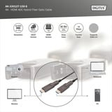 Digitus Cavo ibrido in fibra ottica HDMI / Micro HDMI AOC, UHD 4K Nero