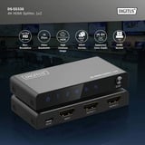 Digitus Splitter HDMI 4K, 1x2 Nero