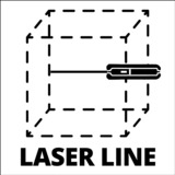 EINHELL Livella laser, Linea laser Nero/Rosso, 5 m, 20 m, Livella lineare/puntiforme, Nero, Rosso, 110 mm, 200 mm