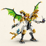 LEGO Ninjago Duello con l'Ultradrago, Giochi di costruzione Giocattolo con Action Figure a 4 Teste, Serpente e 4 Minifigure, Regalo da 12+, Set da costruzione, 12 anno/i, Plastica, 2178 pz, 3,04 kg