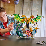 LEGO Ninjago Duello con l'Ultradrago, Giochi di costruzione Giocattolo con Action Figure a 4 Teste, Serpente e 4 Minifigure, Regalo da 12+, Set da costruzione, 12 anno/i, Plastica, 2178 pz, 3,04 kg
