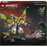 LEGO Ninjago Duello con l'Ultradrago, Giochi di costruzione Giocattolo con Action Figure a 4 Teste, Serpente e 4 Minifigure, Regalo da 12+, Set da costruzione, 12 anno/i, Plastica, 2178 pz, 3,04 kg