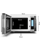 Medion MD14482, Forno a microonde Nero/Argento