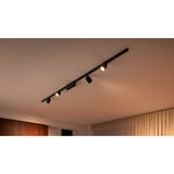 Philips Hue Perifo kit con 4 faretti spot, Lampada Nero, Philips Hue White and Color ambiance Perifo kit con 4 faretti spot, Faretto luminoso intelligente, Bluetooth/Zigbee, Nero, LED, Metallo, Sintetico, Lampadina/e non sostituibile/i