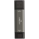 Team Group X2 MAX 1 TB, Chiavetta USB titanio/Nero