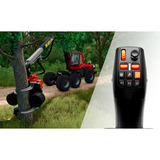 Thrustmaster SimTask FarmStick P Stick per macchine agricole, Joystick Nero, Stick per macchine agricole, Nero, Grigio, Thrustmaster T128, Thrustmaster T248, 185 mm, 190 mm, 230 mm