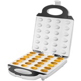 Unold 48360 piastra per waffle 24 waffle 1400 W Acciaio inox, Bianco, Cialde bianco, 24 waffle, Numero, Acciaio inox, Bianco, Plastica, 0,95 m, Orizzontale/Verticale