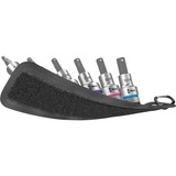 Wera 05003996001 Set di bussole, chiave combinata   Nero, Set di bussole, 1/2", Metrico, 6 testina/e, 4,5,6,8,10 mm